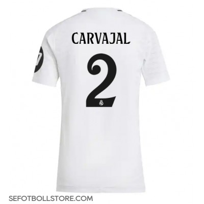 Real Madrid Daniel Carvajal #2 Replika Hemmatröja Dam 2024-25 Kortärmad Real Madrid Daniel Carvajal #2 Replika Hemmatröja Dam 2024-25 Kortärmad